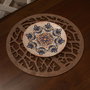 Hermia Juego de Salvamanteles Coral - Wenge (4 piezas)